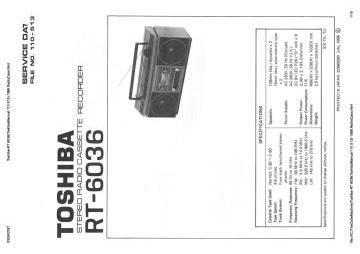 Toshiba-RT 6036(ToshibaManual-110 513)-1986.RadioCass preview